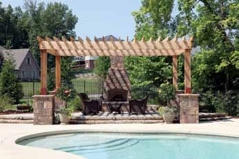 Since the mid- '90s, Rost Inc. has made a niche for itself by specializing in large pool, patio and outdoor living spaces. "We do more than just plant scrubs," Rost said.