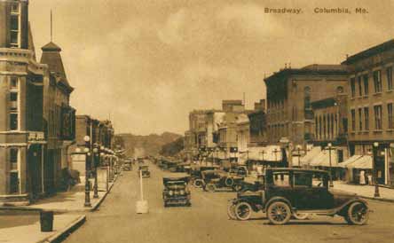 A postcard of downtown Columbia a century ago.