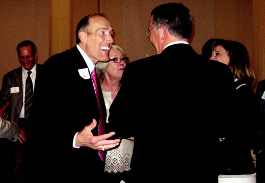 Lindner at the 2007 ceremony where he was presented with the Outstanding Citizen of the Year award from the Columbia Chamber of commerce.