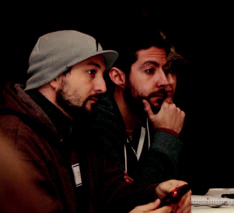 Adam Boster, Boster Castle Studios (left) and Johnny Pez, Boxcar Films;