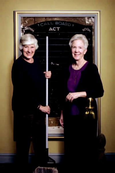 Joann Cowan and Marge Berchek, volunteers at the Missouri Theatre.