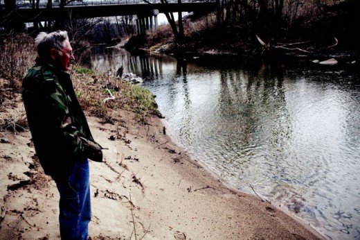 John Alspaugh is a retired University of Missouri professor. He said city improvements are compromising the land and water of Hinkson Creek. He said sewer improvements could further damage the creek bottom.