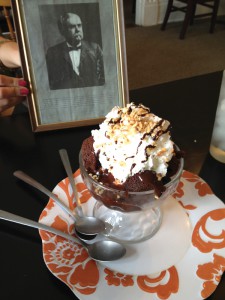 Brownie Sundae at Carrie Lynn's Ice Cream Parlor