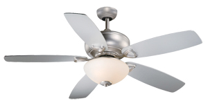 52-inch Montreux ceiling fan in brushed nickel