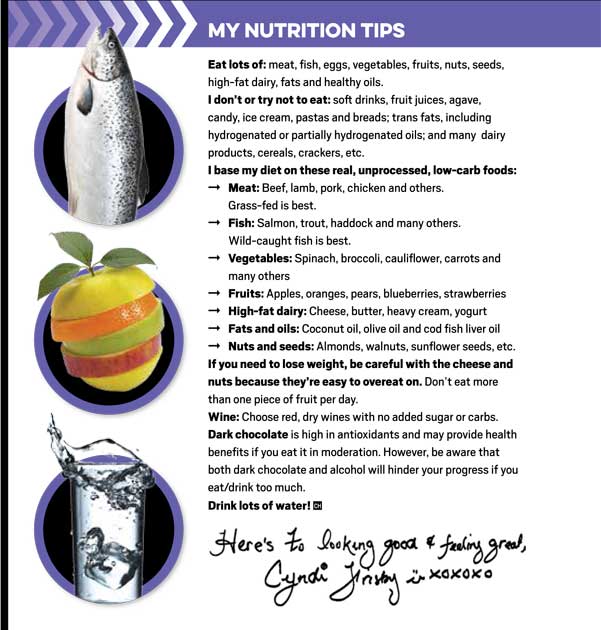 Cyndi Frisby's Nutrition Tips
