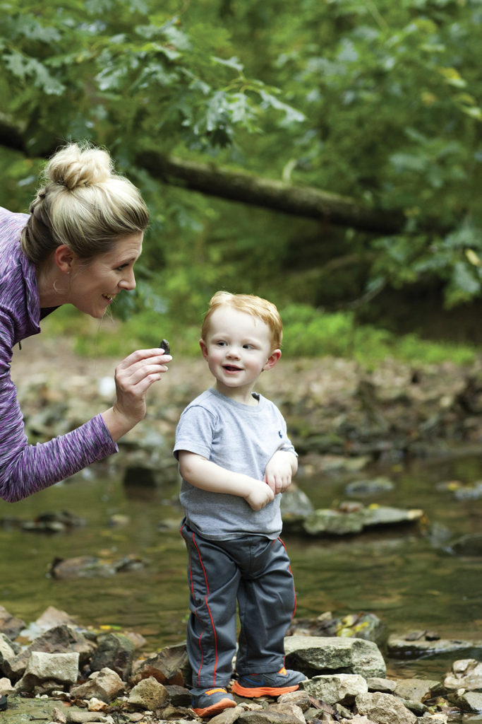 Janna Gates with son Lawton