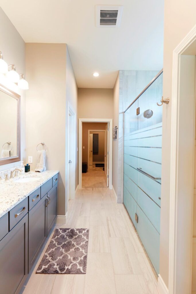 Accessible Bathroom in home at Linkside at Old Hawthorne