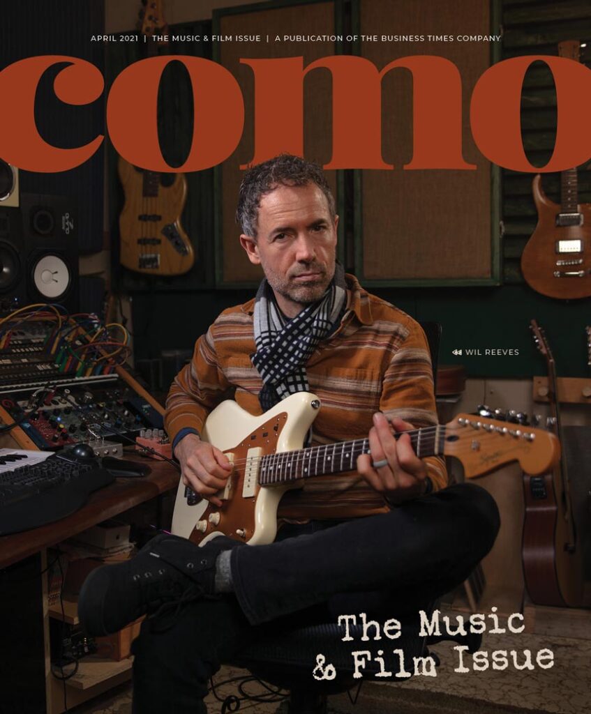 April 2021 COMO Magazine cover - The Music & Film Issue