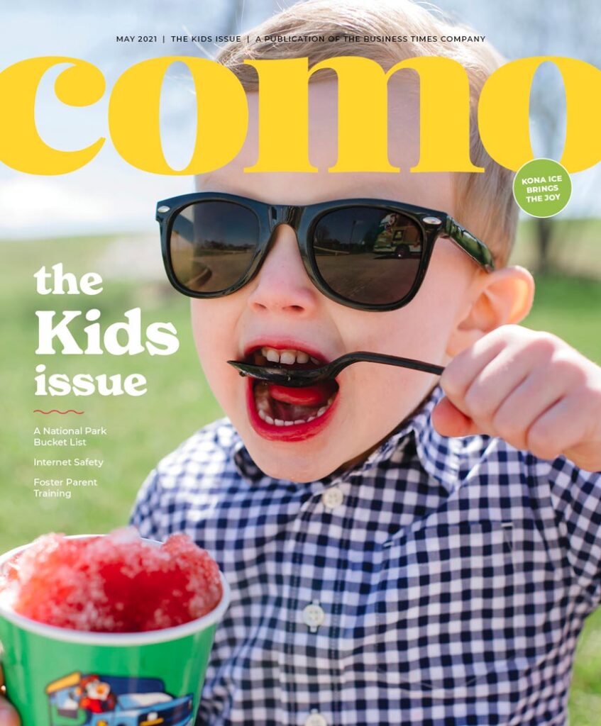 May 2021 COMO Magazine cover - The Kids Issue