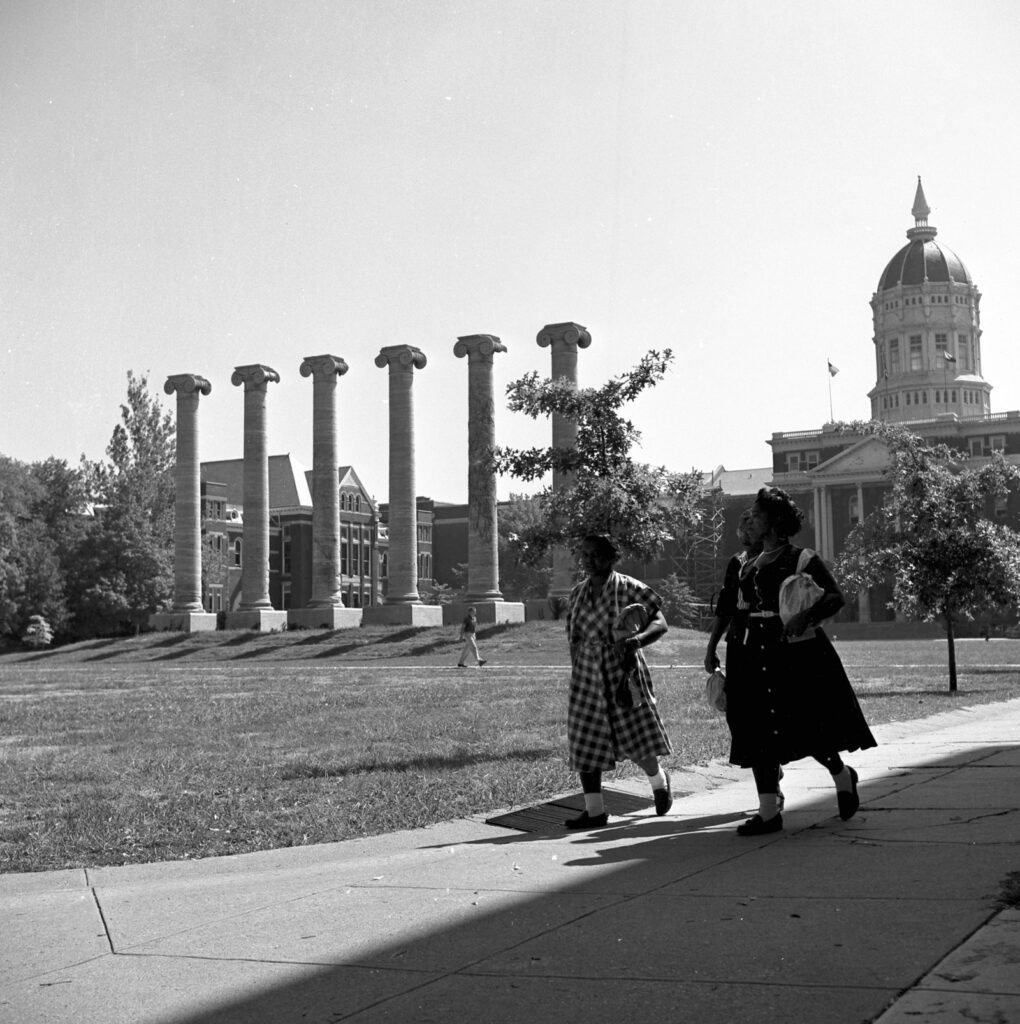 First Day of Classes, 1955. (Arthur Witman Collection. S0732. 13668. The State Historical Society of Missouri. Photograph Collection.)