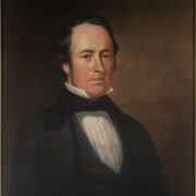 Portrait of James Leachman Stephens by George Caleb Bingham.