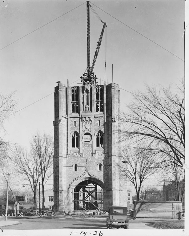 Construction of Memorial Union, 1925-1926 (Courtesy of University of Missouri)