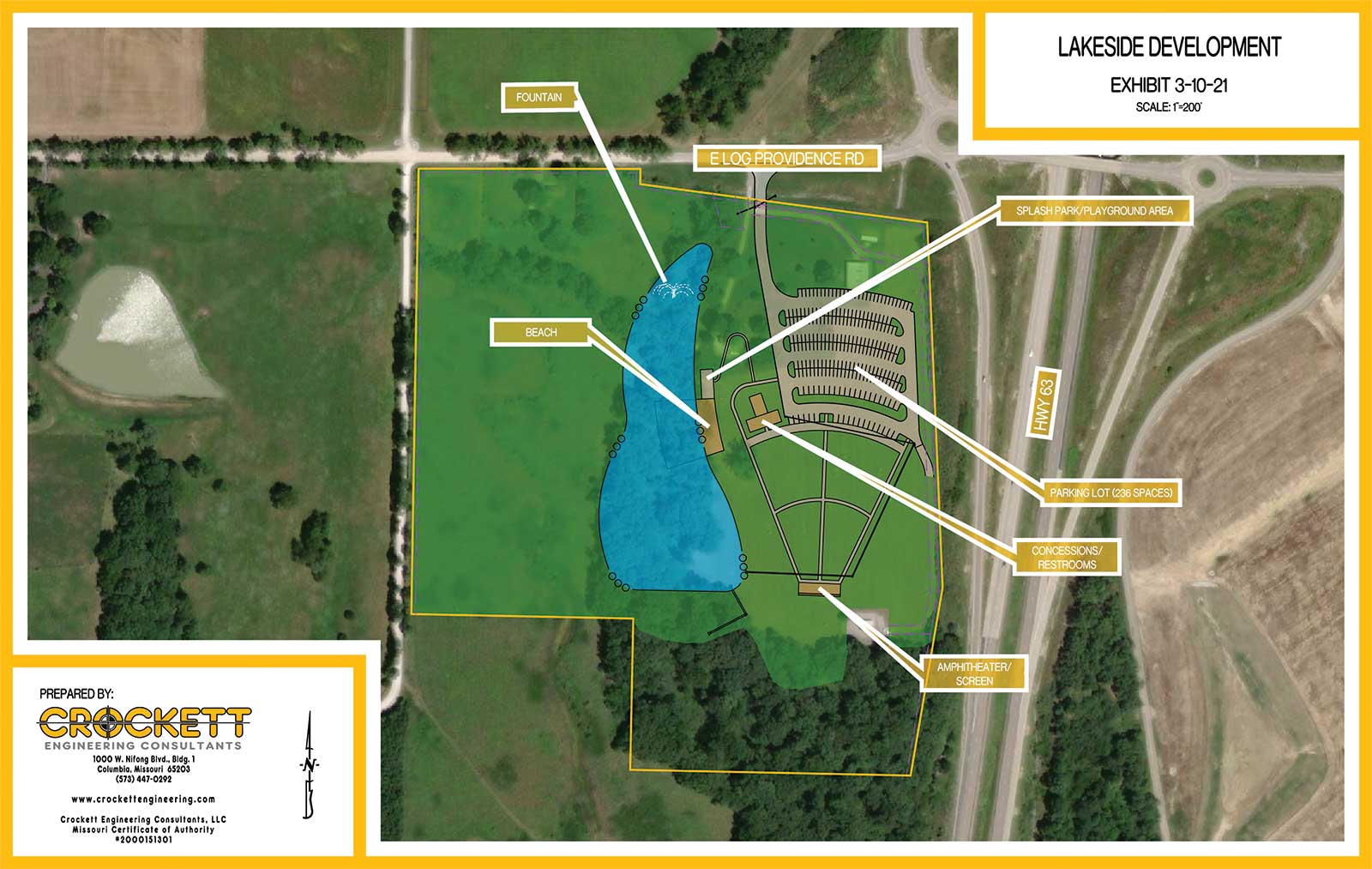 birds eye view of a proposed lot of land development plans