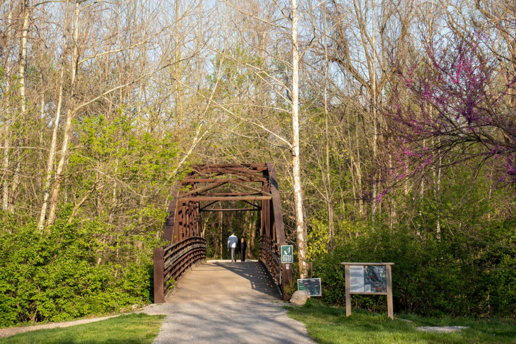 Capen Park Grindstone Recreation Area Walking Bridge