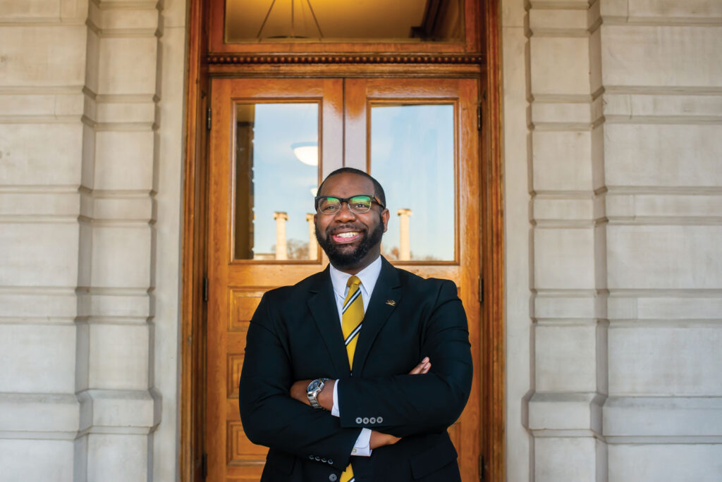 close up headshot of Dr. Maurice Gipson standing outside of Jesse Hall