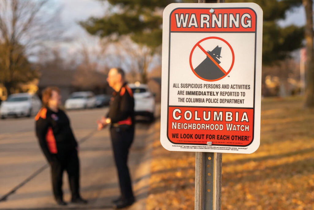 Columbia Neighborhood Watch Sign
