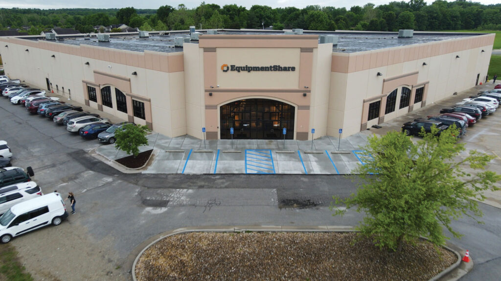 exterior view of Equipment Share business building