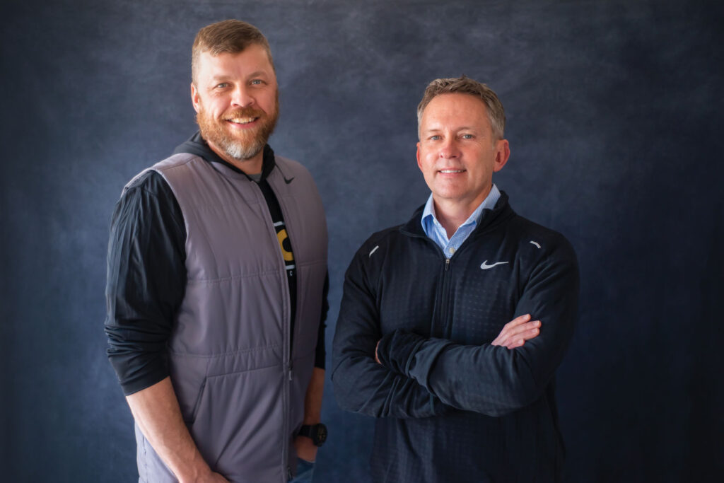 Headshot of owners of Edge Rail and Screen, Nick Allen and Barry Roewe