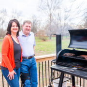 Hoss And Trish Koetting At The Grill
