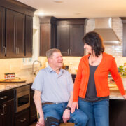 Hoss And Trish Koetting In Their Kitchen Laughing