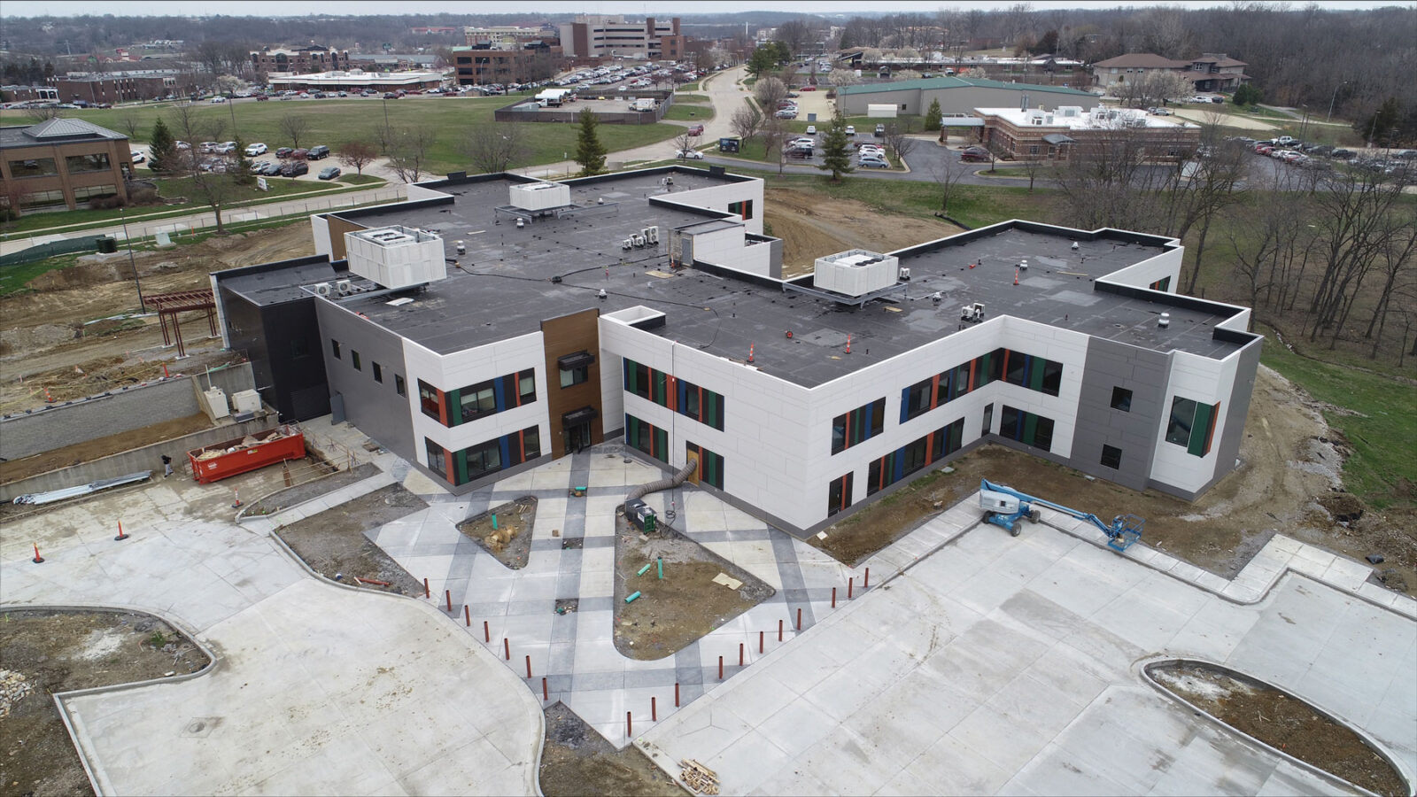 Aerial View Of Compass Health New Building
