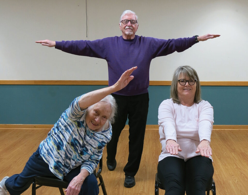 Columbia Senior Activity Center Stretching