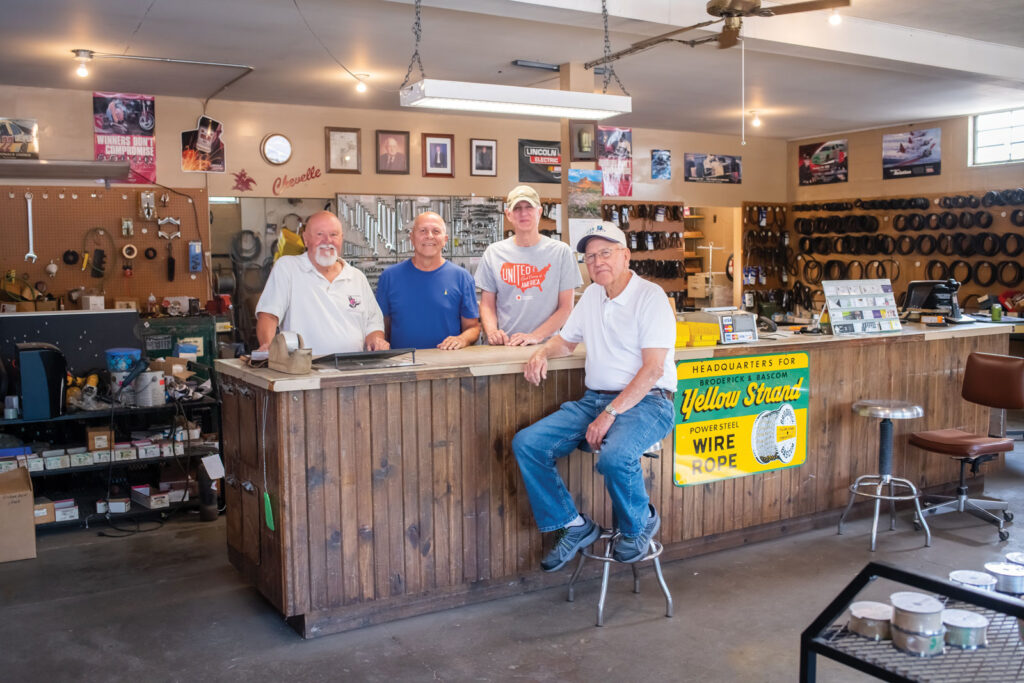 Jesse Jay Curry Jr, Steve Curry Sr, Randy Ham, and Jesse Curry Sr