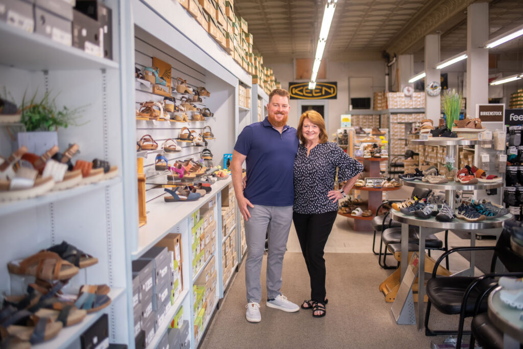 Justin Riley And Rebecca Rudd Dryers Shoes