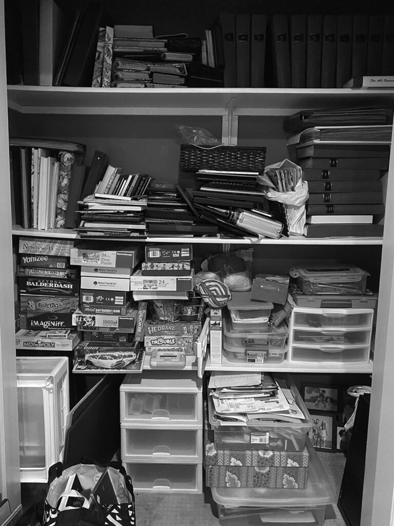 Unorganized Shelves