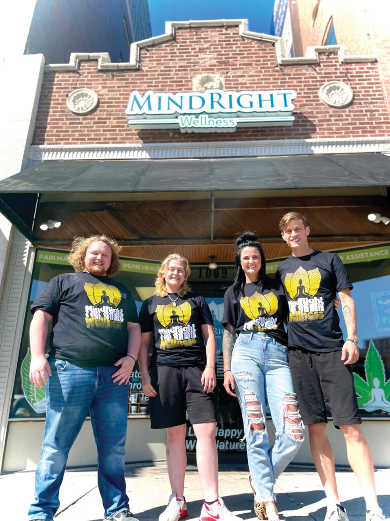 MindRight Wellness Crew: Clayton, Ireland, Brittiany, and Ethan