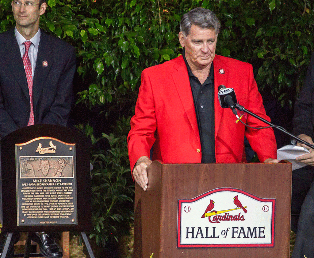 Mike Shannon Hof at Cardinals hall of fame speech