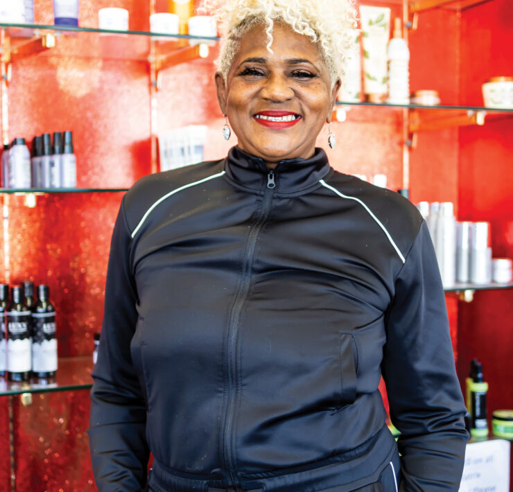 Portrait of Luxx Beauty and Barber owner Debra Harris