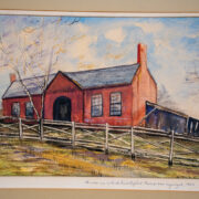 Artwork Of Home In Which First Baptist Church Was Organized