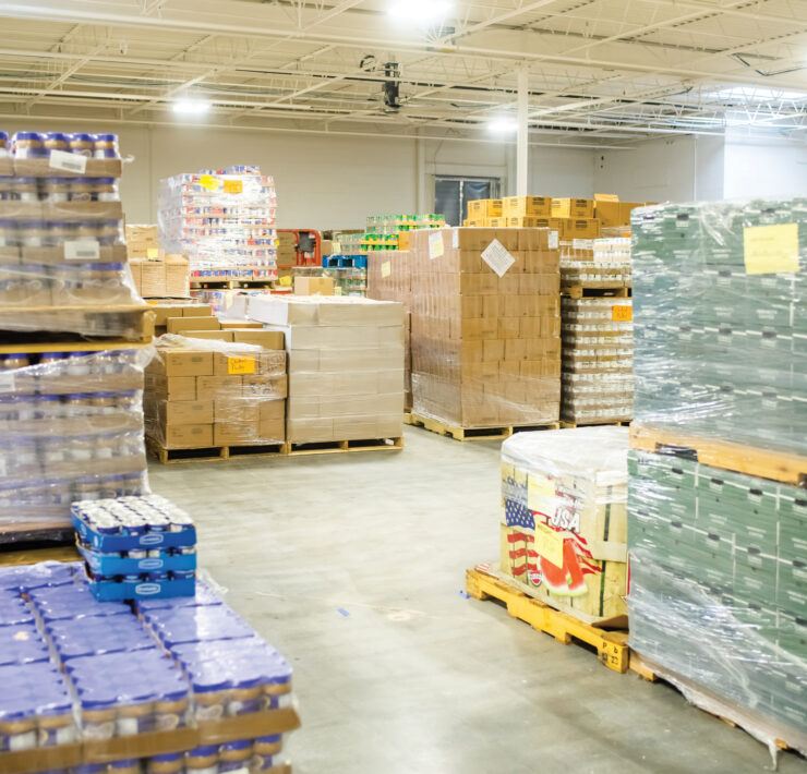 Expanded storage facility at The Food Bank Market