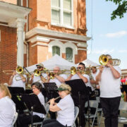 Flutes and low brass at Fayette Festival of the Arts