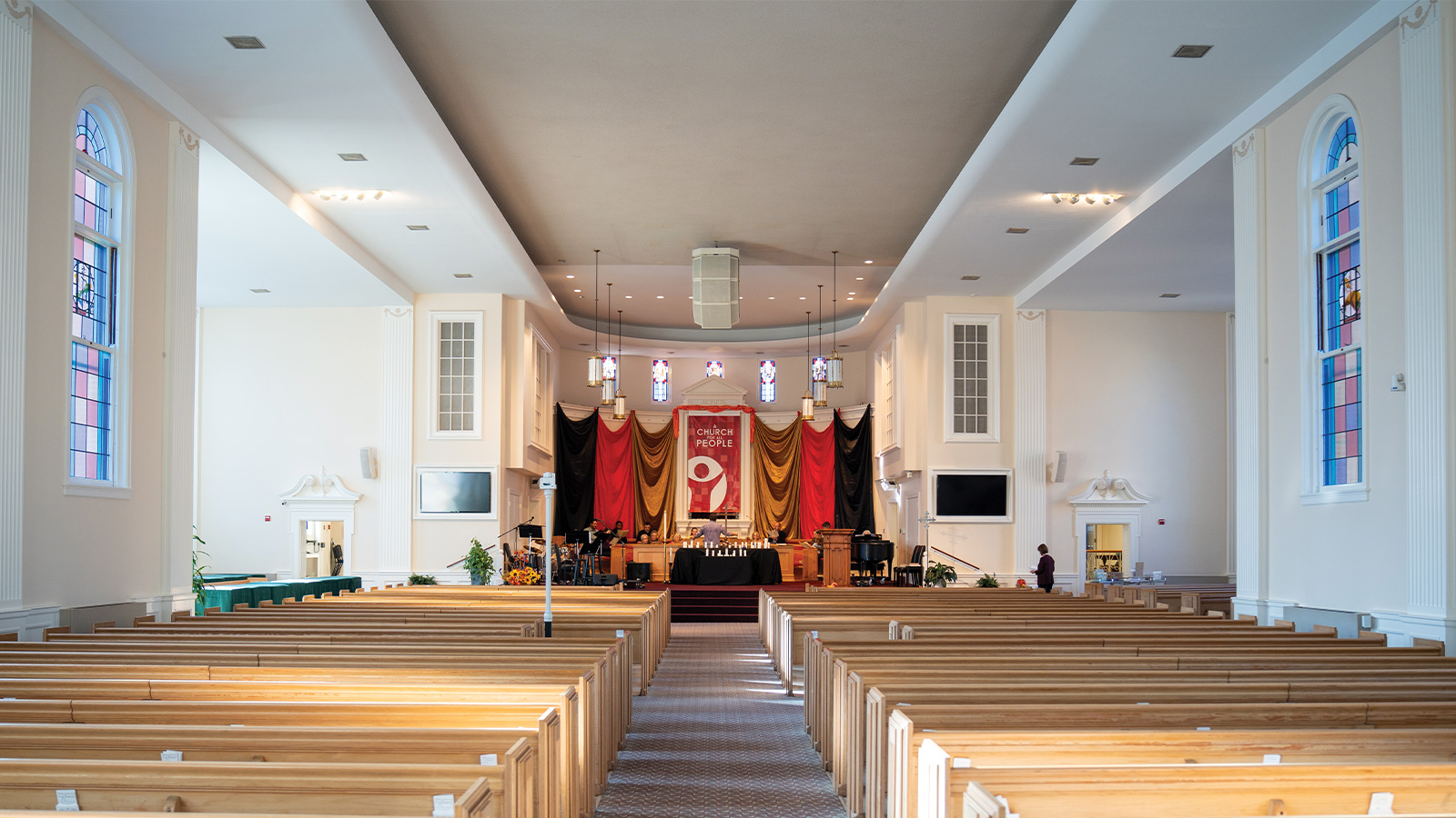 Interior of First Baptist Church