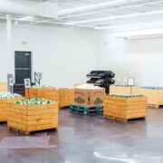Interior of The Food Bank Market