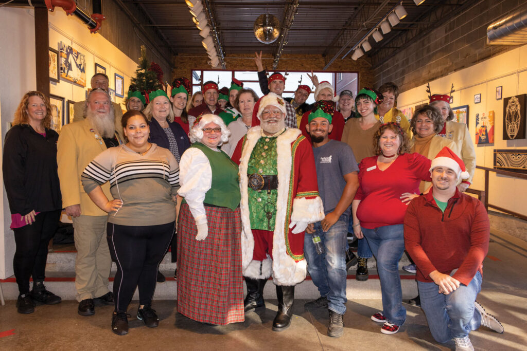 Photos With Santa & Mrs. Claus Volunteers And Chamber Ambassadors In 2022