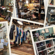 Show-Me Antiques - a collage of photos from the antique shops in the story.