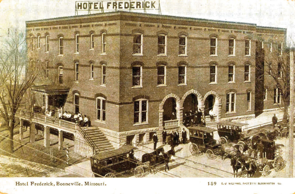 Vintage postcard of Hotel Frederick