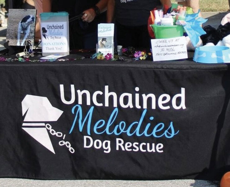 Unchained Melodies Volunteer Booth