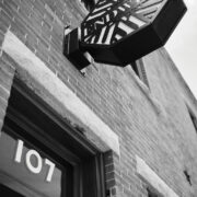 Endwell Taverna exterior looking up at the sign