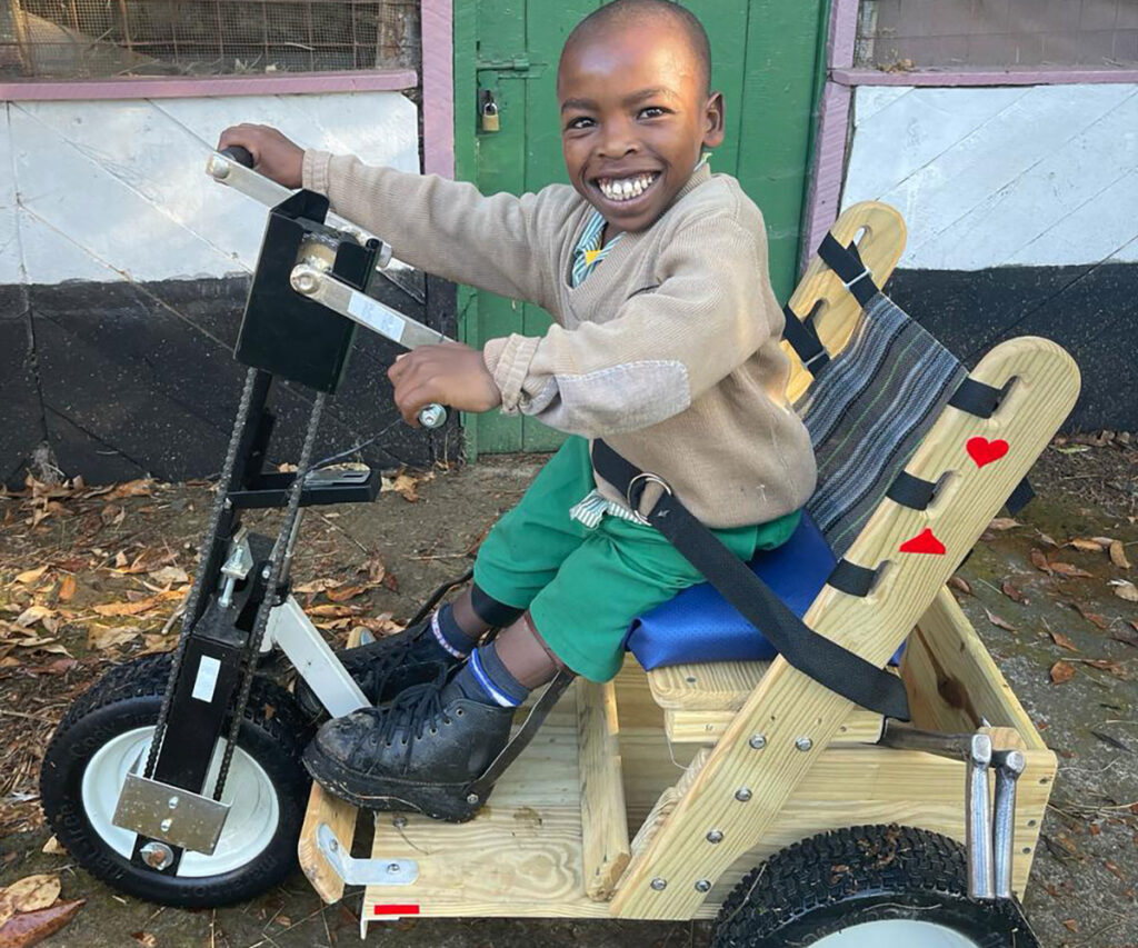 Mobility Cart with young child