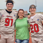 Erica And Football Clad Sons