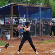 Ericas Daughter At Bat