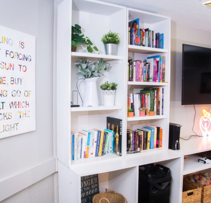 Flourish: Community Room Bookshelves