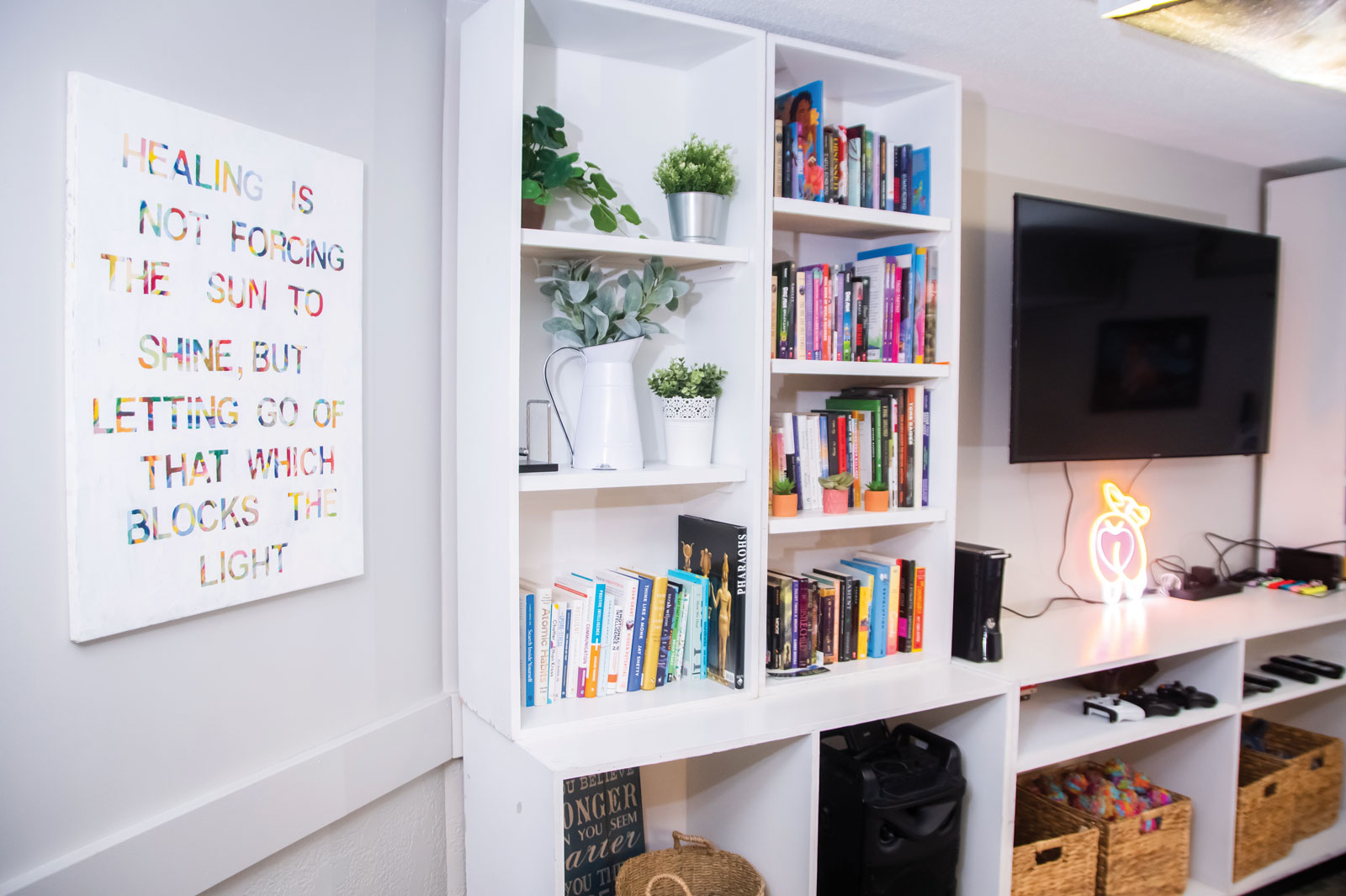 Flourish: Community Room Bookshelves