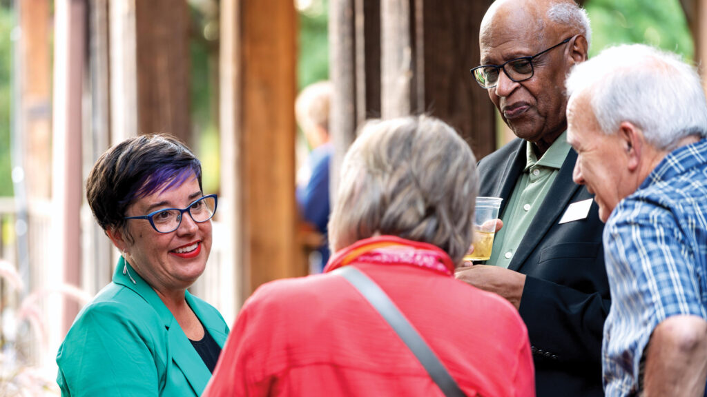 City Of Columbia Missouri Mayor Barbara Buffaloe In A Conversationg