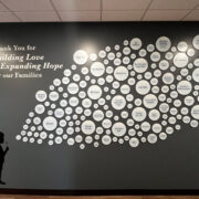 The Donor Wall At The New Ronald Mcdonald House In Columbia Missouri