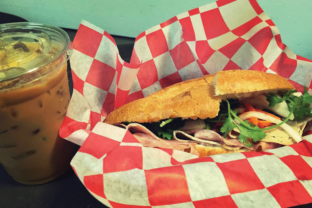 Banh Mi Sandwich And Viet Coffee From Pho Quan Viet (1)